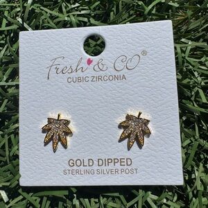 Gold Leaf Earrings